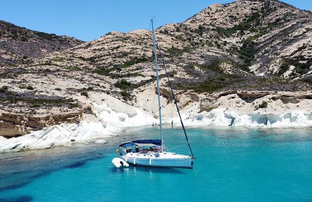 Kleftiko Poliegos and Round Trip Of Milos Island Lunch & Open bar