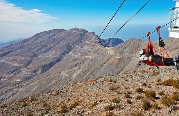 Jebel Jais World’s Longest Zipline From Dubai with Transfer