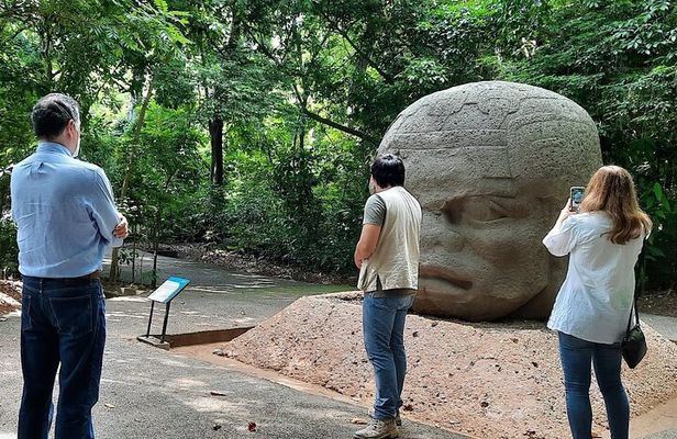 Guided Tour by the Olmec Stone Men