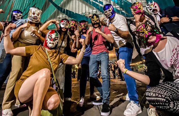 Lucha Libre Experience with Tequila, Walking Tour & Arena Show