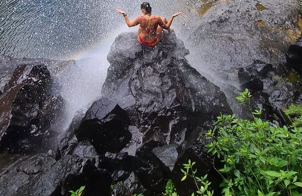 Guided Hiking The 7 WATERFALLS with relaxing car tour in the end