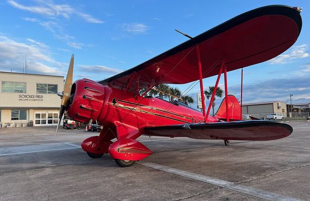 First Mate Open Cockpit Biplane Ride in Galveston