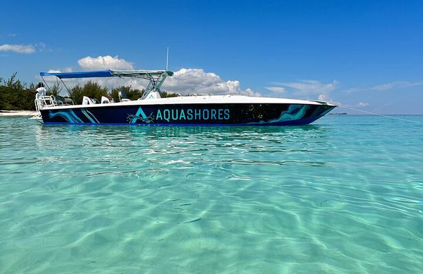Private Tour 45ft Powerboat to Nearby Islands