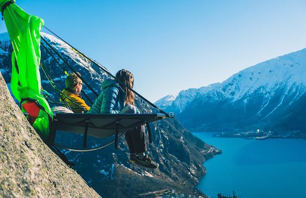 Full Day Cliff Camping Experience in Ullensvang