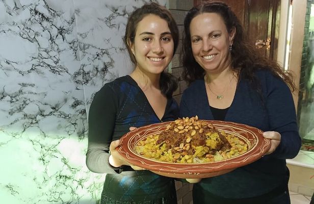 Moroccan cooking with a local family
