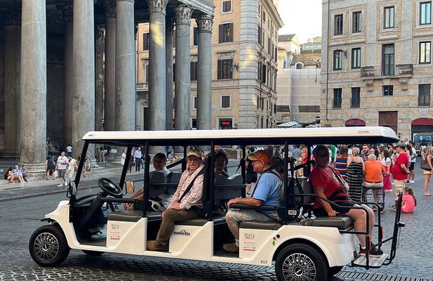 Small-Group Rome Golf Cart Tour with Driver or Guide Option
