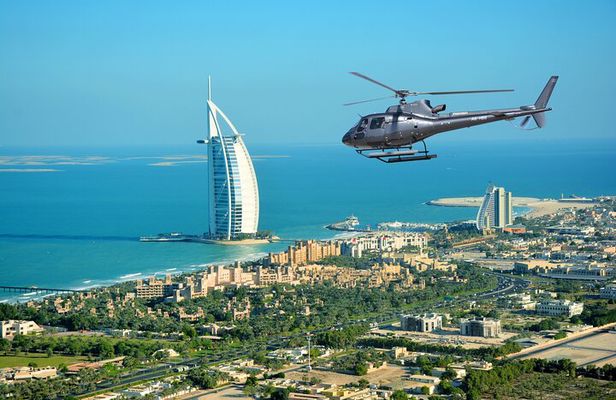 Dubai Helicopter Tour with Optional Private Hotel Transfers