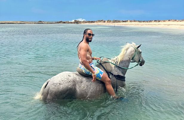 Bamboo Rafting & Horseback Ride n Swim Guided Tour in Montego Bay