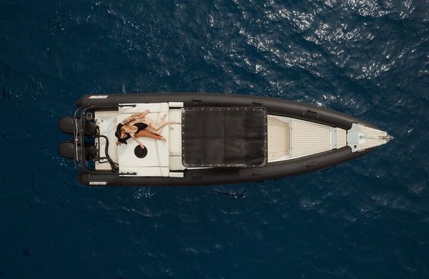 Unique Half-Day Private Motor Boat Cruise in Santorini