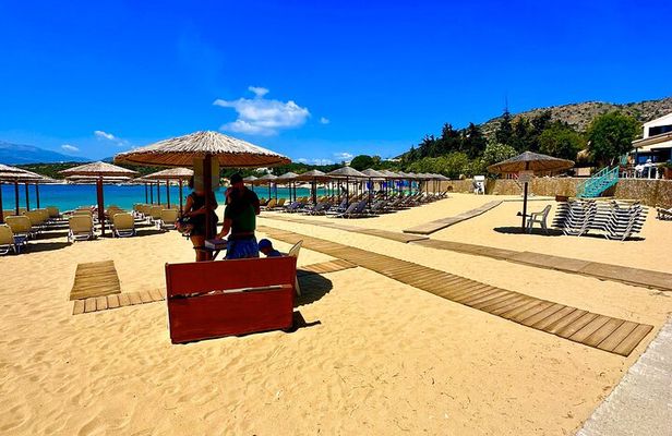 Chania Highlight Tour: Old Town, Monastery Wine Tasting & Beach
