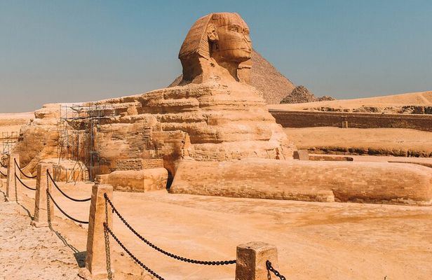 Giza Pyramids, Sphinx, Saqqara, and Dahshur Tour with Camel Ride