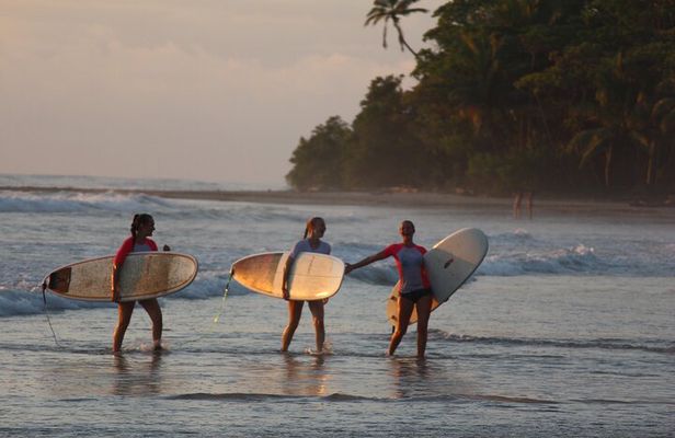 Group Surf Lessons in Playa Hermosa Santa Teresa