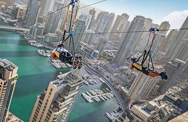 Xline Dubai Marina Zipline Experience With Transfers Option