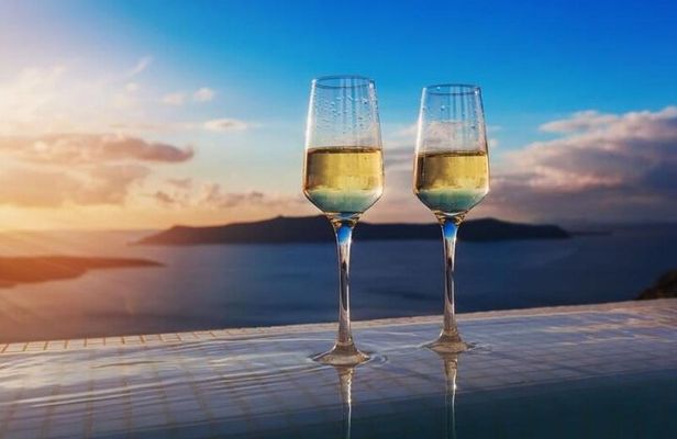 Private Guided Wine Tour in Santorini, Greece.