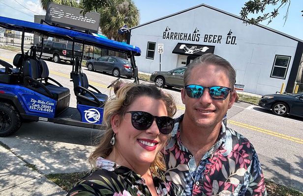 Ybor City Private Brewery Tour by Custom Golf Cart