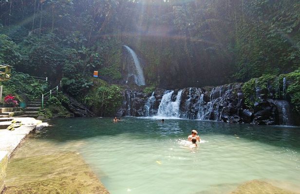 Swimming At Taman Sari Waterfall & Visit The Best Site Of Ubud