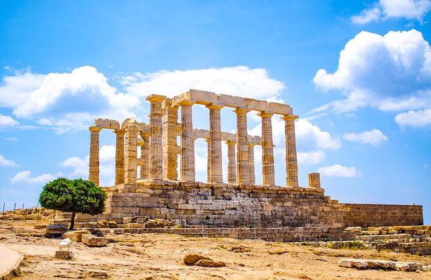 Temple of Poseidon and Cape Sounion Half Day Afternoon Tour