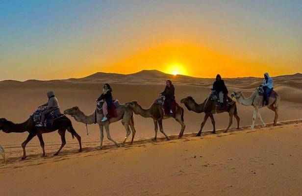 4 Days Desert Tour From Marrakech to Fes via Merzouga Dunes