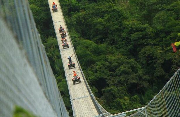 Half Day ATV and RZR Tour to El Jorullo Hanging Bridge
