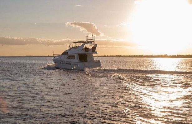 2 Hour Sunset- 60' Neptunus Tulum, Playa del Carmen, Riviera Maya