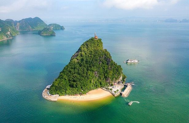 Best Halong 1 Day with Premium Cruise, Buffet Meal, Sunset Party