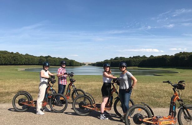 Electric 2-wheeler tour of the Chateau Park and Gardens