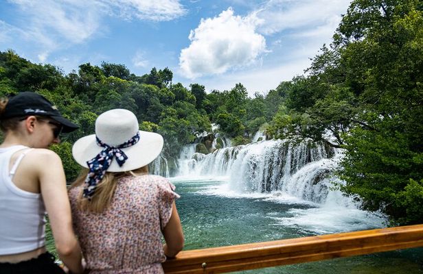 Krka Waterfalls tour with Trogir Walking tour and Krka panoramic boat cruise
