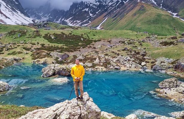 three colorful lakes of Abudelauri • one-day hiking