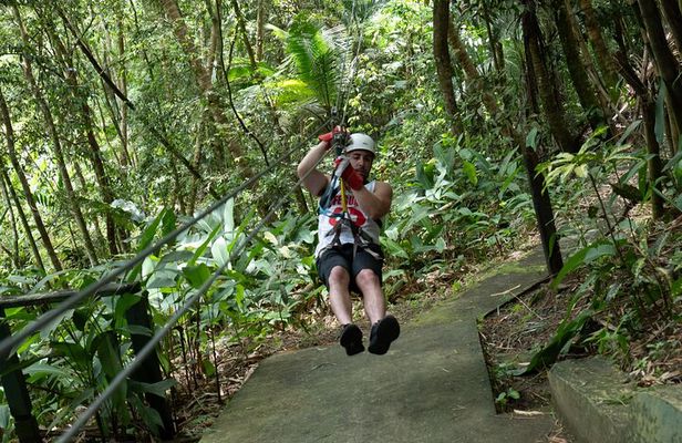 Jeep & Zipline Adventure in St. Lucia