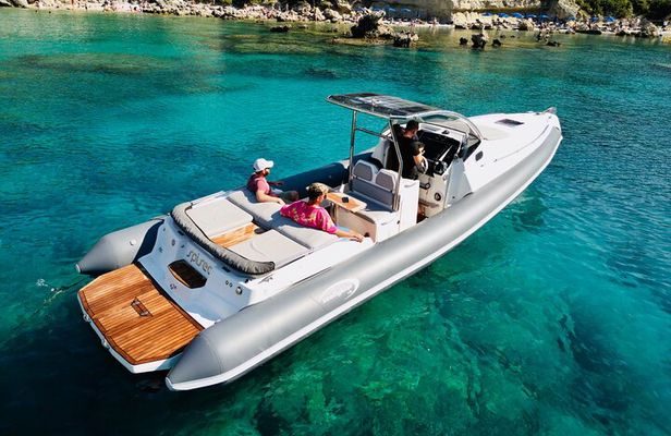 Luxury Private Cruise to Anthony Quinn Bay, Ladiko & Kallithea