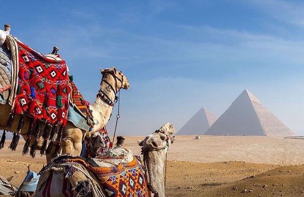 Tour to Giza pyramids and Sphinx with a camel Ride 