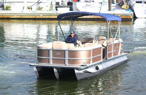 Hilton Head Luxury Pontoon Rental for 2 to 8 hours