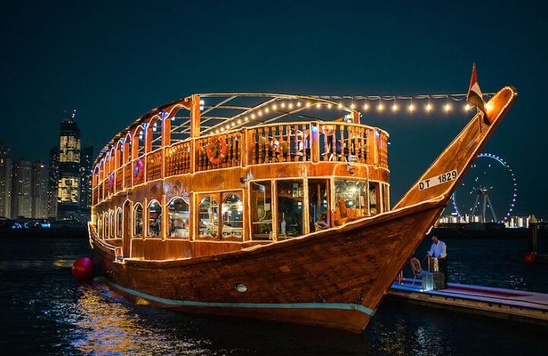 2-Hour Dubai Marina Dhow Dinner Cruise