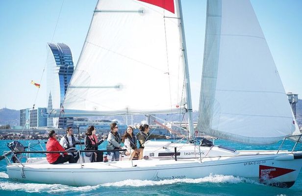 2 hour Sailing Experience on J80 Racing Yacht in Barcelona