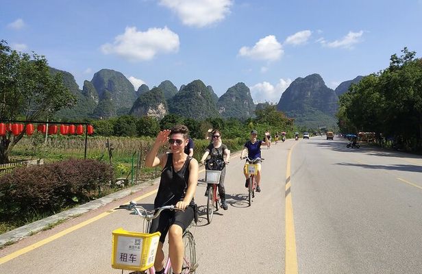Full-day Tour: Cycling, Rafting & SanjieLiu Outdoor Water Theatre