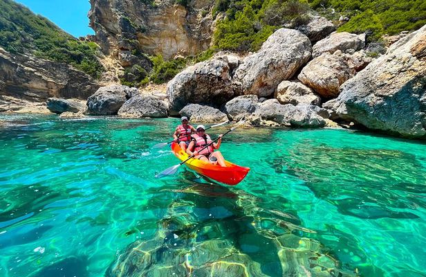 Uncharted Caves & Snorkelling Heaven: Cala Granadella Kayak Tour
