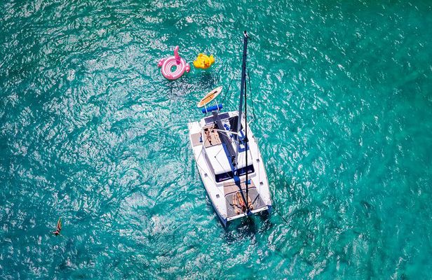 All Inclusive Tulum: Luxury 34´Catamarán Aventura