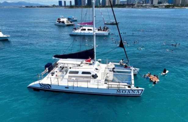 Moana’s Waikīkī Grand Guided Turtle Snorkel & Sailing Adventure