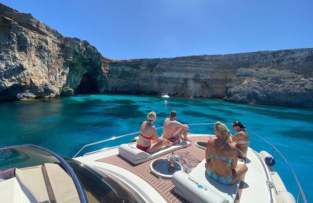 Full Day Private Boat Charter in Malta, Gozo & Comino