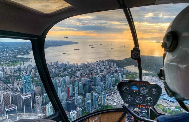 Helicopter Tour of Vancouver City (Depart SKY Hangar)