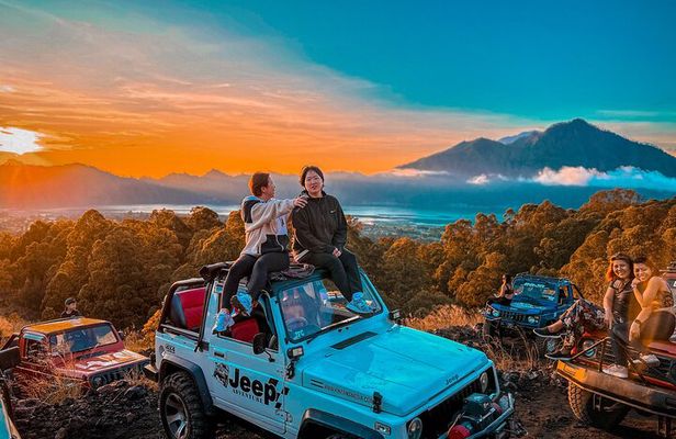 Mount Batur Sunrise By Private Jeep include Hot Spring