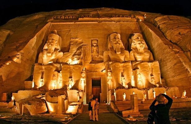 "Abu Simbel Spectacle: 2-Day Illuminated Journey from Aswan"