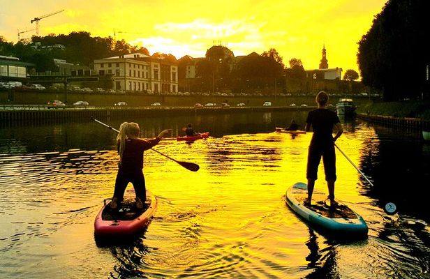 Kayak or SUP tour on the water through Saarbrücken