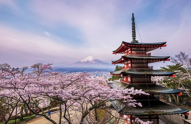 Mount Fuji & Hokane Lakes with English-speaking Guide