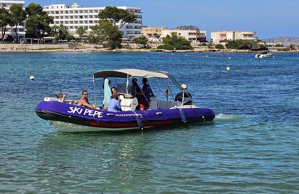Boat trip to coves, beaches north Ibiza and Tagomago Island