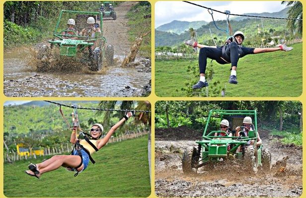 Tour Pack 2 in 1: Zip line and Buggies
