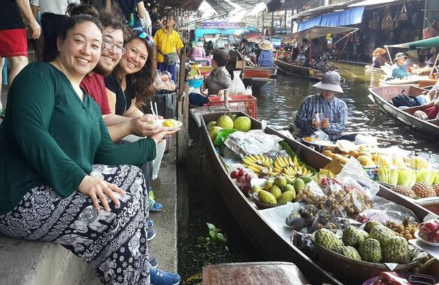 PRIVATE Floating Market + DRAGON Temple + DO like a Local
