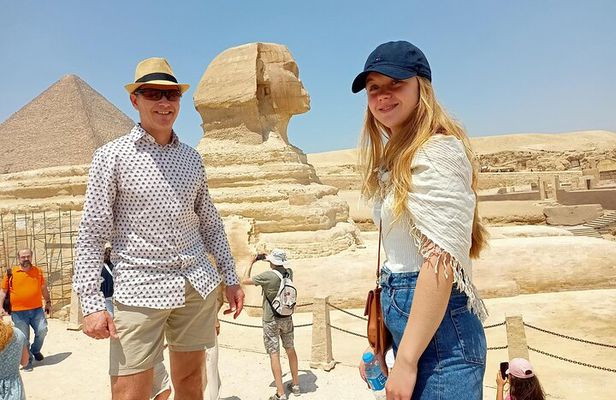 Giza Pyramids, Sphinx, Memphis, Saqqara, with private tour guide