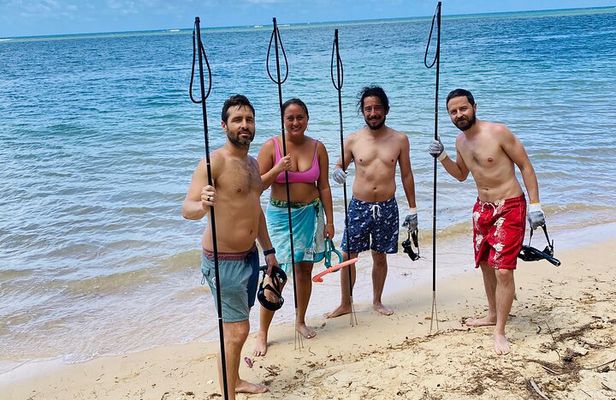 Hawaiian Reef Spearfishing Lesson for Beginners