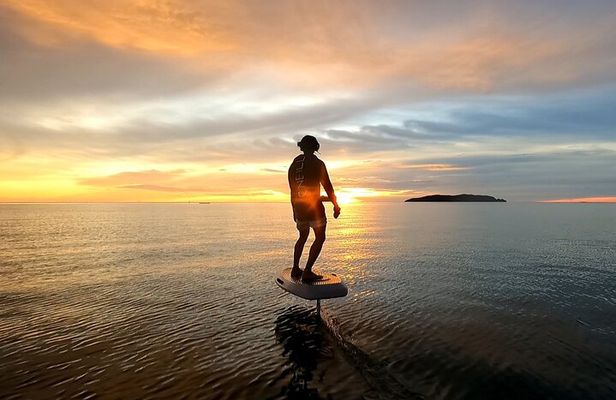 Sunset E-Foil Experience in Tanjung Aru Beach